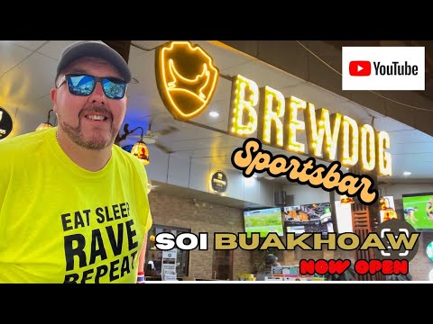 The BrewDog sports bar Pattaya.