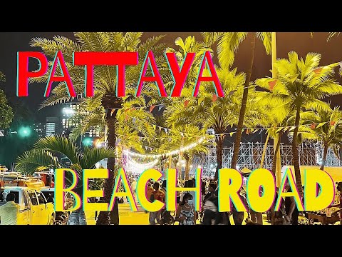 Walking Pattaya Beach Road – Best Things to See & Do! #pattayabeachroad