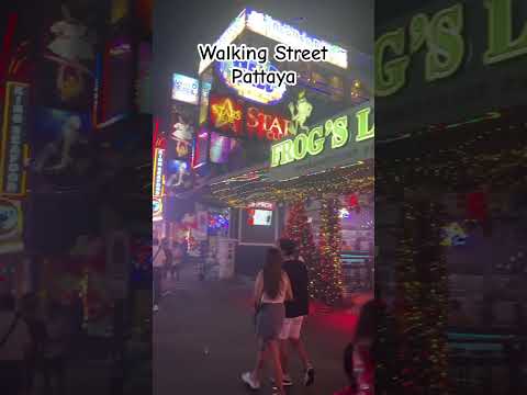 Walking Street Pattaya Thailand 🇹🇭 #travel #thailand #pattaya #nightlife