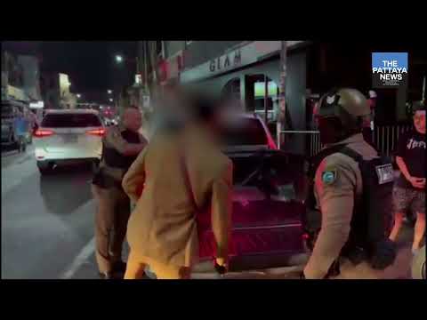 Woman arrested in South Pattaya for drawing loaded gun on a foreign tourist in Walking Street.