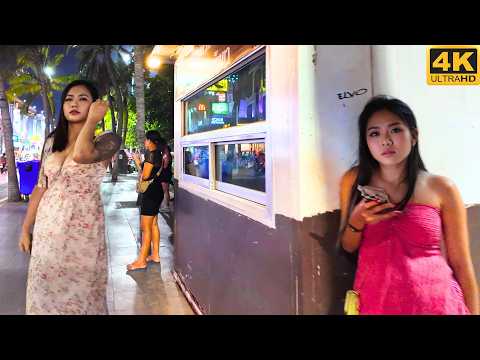 [4K] How is Thailand Now? Pattaya Beach Road, South Pattaya road, Freelancers!