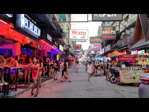 8K soi 7 an 8 Beautiful Girls GoGo Bars Nightlife Pattaya Thailand Nightlife