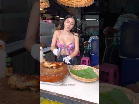 Amazing Chicken Grilled in Pattaya -Thai Street Food