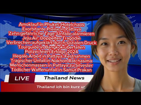 🔴￼ Thailändische News: Drama in Phuket, Silvester-Chaos in Pattaya & Polizeierfolge 2024!
