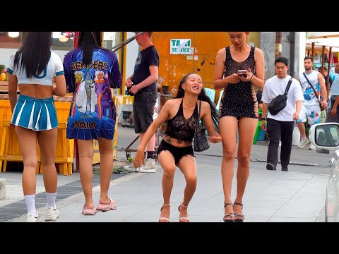 Pattaya 4K Beach Road Scenes. Thailand 2024 – 208