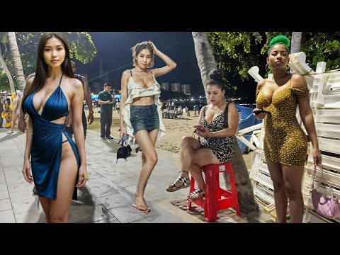Pattaya Beach Road Scenes, Freelancers! – 2024