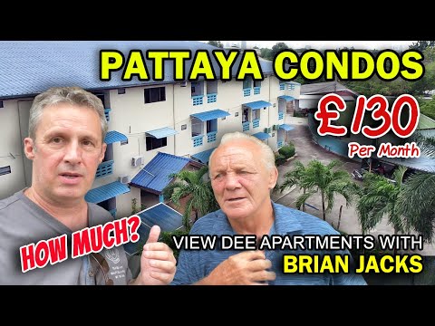 Pattaya Condos From £130 Per Month. View Dee Apartments on the Darkside