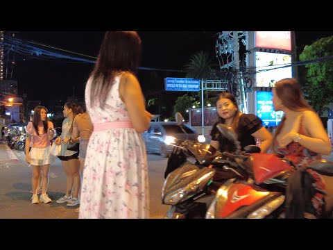Pattaya Nightlife on Myth Night, Soi bkhao, Tree Town, LK Metro. Thailand 2024 December 15