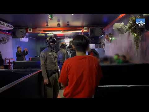 Pattaya police inspect local karaokes and host bars, warn about following the rules.