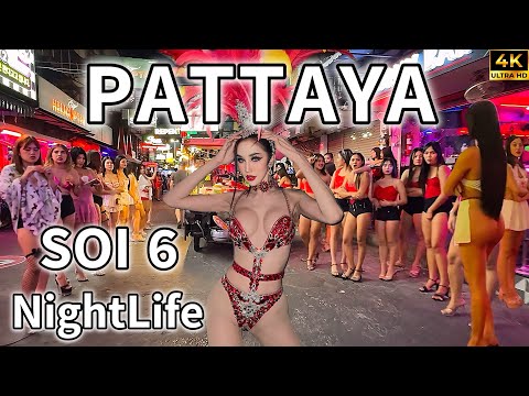 Pattaya SOI 6 +18! 🇹🇭 Pattaya’s HIDDEN Night Life! Thailand Popular Freelancers Night Show! [ 4K ]