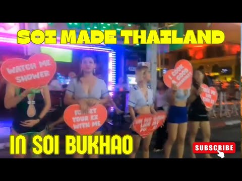 PATTAYA SOI BUKHAO ROAD HIDDEN STREET TO VISIT WITH BARS LIVE MUSIC CLUB