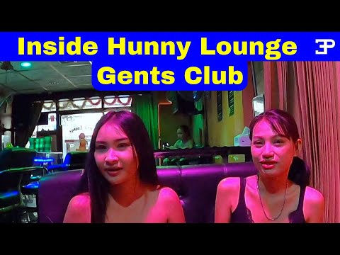 Pattaya Thailand, Inside Hunny Lounge Gents Club, meet the staff