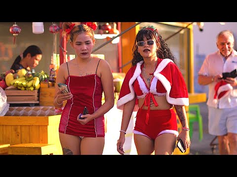 Pattaya Today – New Year Fun on Beach Road – Thailand Pattaya 2025