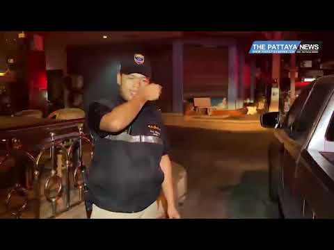 Singaporean man and Thai woman arrested in Pattaya after chaos following crashing into a food cart.