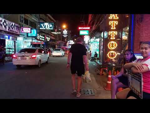 Soi Buakhao, Pattaya. A street full of bars.