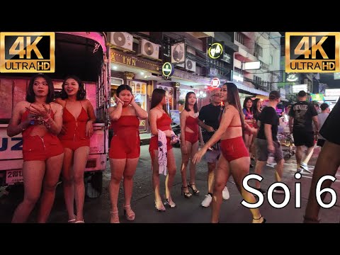 This is one of Pattaya's must-see tourist attraction Soi 6.
