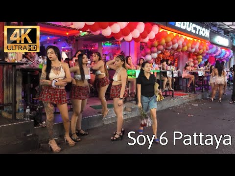 This is Soi 6 in Pattaya Thailand; it is near Beach Road.