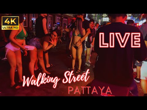 Walking Street Pattaya Live | Nightlife & Street Activities