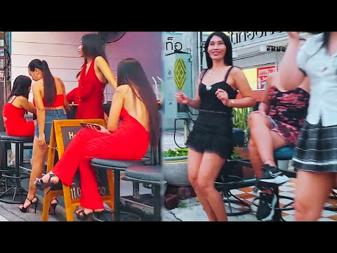 🇹🇭 [4K] Na Kluea Road and Soi 18 bars and massage shops – Pattaya Thailand April 2025