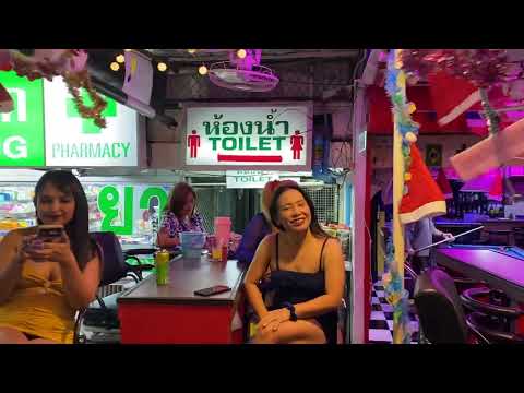Pattaya Nightlife Soi 3 Beach Road Red Light District Beer Bars Pretty Girls With Lower Bar Fines