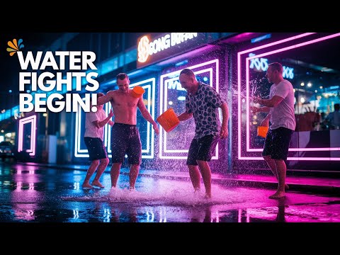 Pattaya Songkran Countdown Begins! | Soi Buakhao to Tree Town & Myth Night Walk (April 2025)