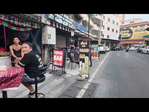 Pattaya Walk Soi Lengkee, Soi Chaiyapoon – Food, Bars and massage. Thailand 🇹🇭 2025