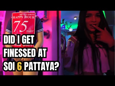 Shocking Nightlife Soi 6 Pattaya – Giving away a lady drink | 4K Nightlife Walk