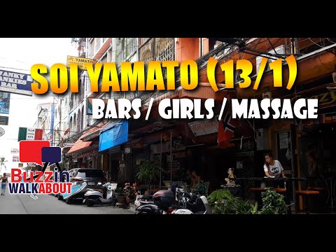 Soi Yamato Soi 13\1 Pattaya – Bars and restaurants longing for customers to come. (October 2020)