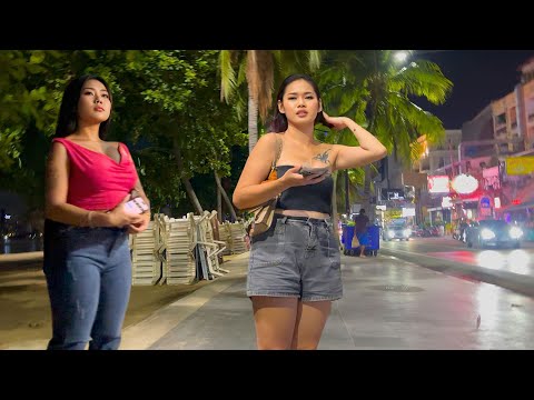 [4K] Best quality! Beach Road Pattaya August 2025! So Many Freelancers waiting!