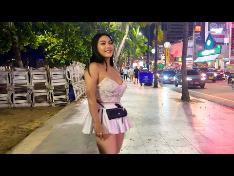 [4K] Best quality! Beach Road Pattaya June 2025! So Many Freelancers waiting!