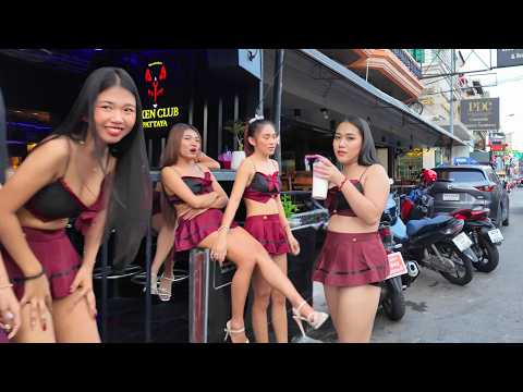 [4K] How is Thailand Now? Pattaya Soi Buakhao, Soi Honey, Soi Diana, 2 nd road