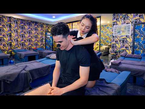 ASMR: Pattaya Barbershop Full Service Massage was FIRE 🔥