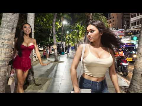 Beach Road Pattaya. Incredible walk. Thailand. August 2025. Pattaya Through My Eyes. 4K