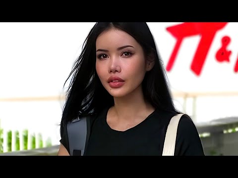 BEAUTIFUL THAI GIRLS in PATTAYA, 4K Street Scenes of THAILAND 2025