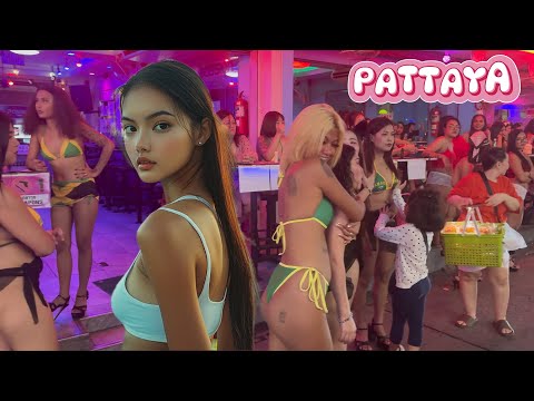 🇹🇭 Pattaya Nightlife After Midnight | Soi 6 Route Pretty Girls After Midnight