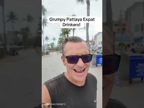 Grumpy drinking expats in Pattaya. #robhourmont #pattaya #expats #thailandvlog #shorts