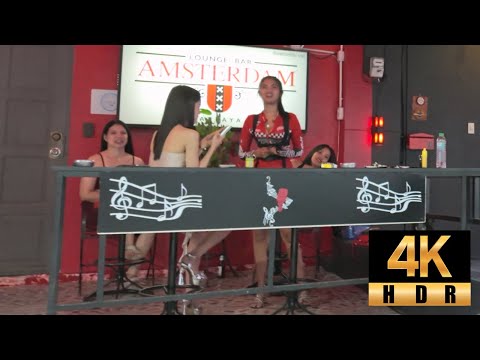 Pattaya 4K Walk Soi BongKoch Gentlemen's club Area, Soi Arunotai. Thailand 2025.