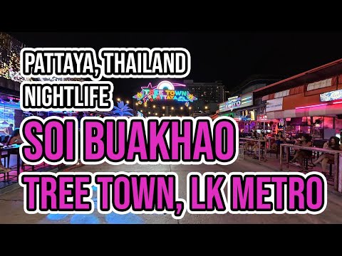 Pattaya Soi Buakhao LK Metro Tree Town Nightlife [4k] Sep 2025