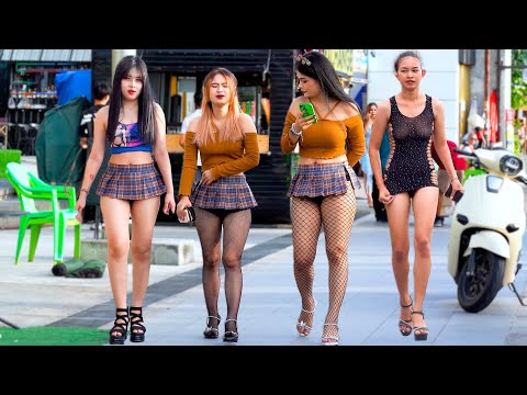 Pattaya Today 🌴 Real Thailand Street Scenes on Beach Road | Vlog 274