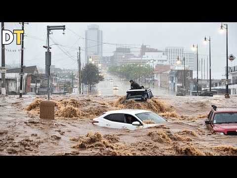 Pattaya,Thailand Submerged! Severe Flood Turns Streets Into Rivers,Traffic Paralyzed!