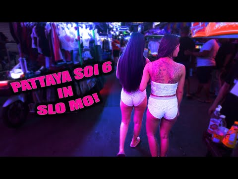 Soi 6 Pattaya: Mesmerizing Slow-Motion Beauty & Vibes 🌟 | Stunning Thai Girls in Action!