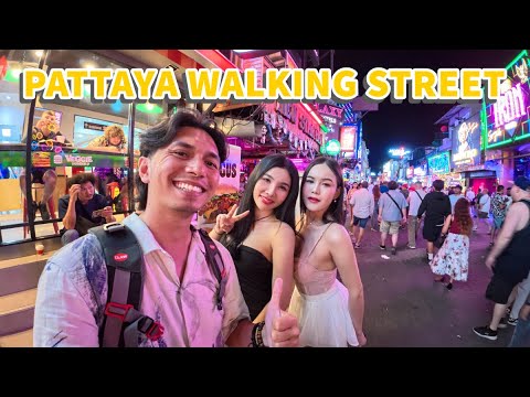 THAI eps. 16 | SUASANA MALAM DAN PAGI DI PATTAYA WALKING STREET – Banyak yang Cantik Tapi ???