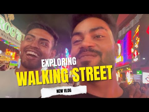 Thailand 🇹🇭 Pattaya walking street 2025 crowd with fun 🤩