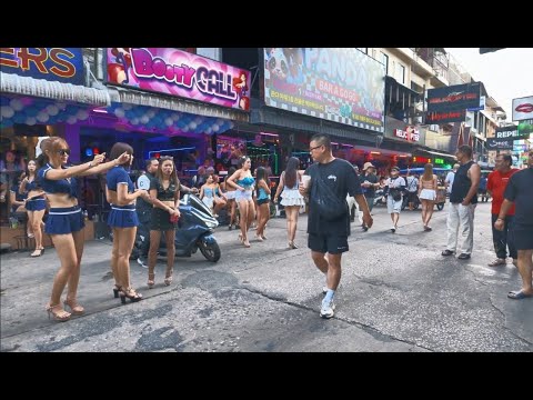 THAILAND Low Season 🇹🇭 Pattaya Beach Road | Soi 6 & Soi 8 | 4K