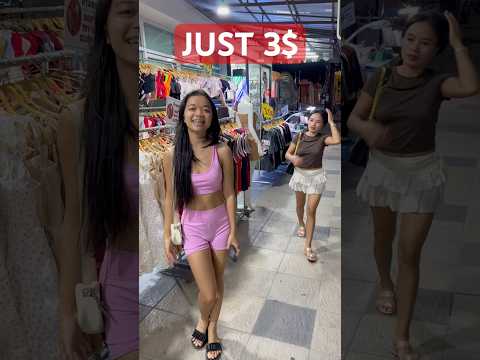 World’s Cheapest Clothing Market is in Pattaya Thailand #shorts